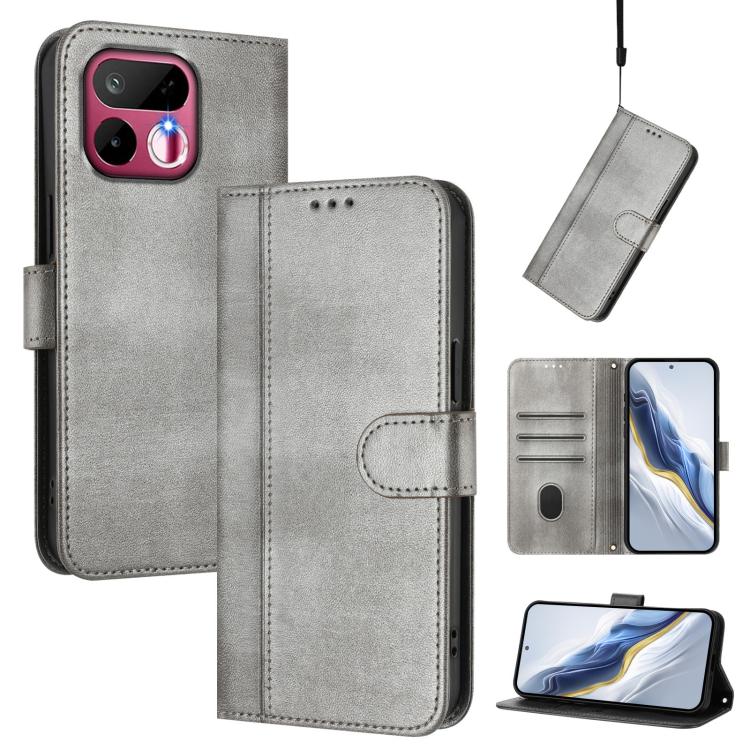 Line Splicing Buckle Retro Leather Phone Case, For Realme P4x 5G / OnePlus Nord CE6 Lite, For Realme 16T 5G Global, For Realme C100 5G, For Realme P4 Power 5G, For Realme Note 80 4G Global, For Realme C83 5G India, For Realme 16 5G Global              ...