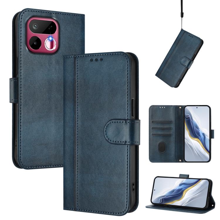 Line Splicing Buckle Retro Leather Phone Case, For Realme P4x 5G / OnePlus Nord CE6 Lite, For Realme 16T 5G Global, For Realme C100 5G, For Realme P4 Power 5G, For Realme Note 80 4G Global, For Realme C83 5G India, For Realme 16 5G Global              ...