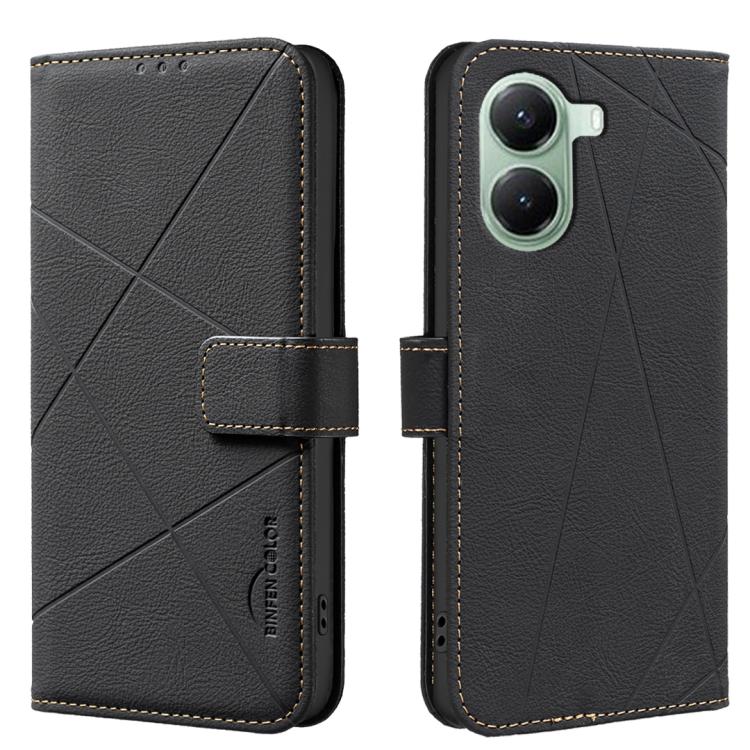 Geometric Pattern RFID Leather Phone Case, For Redmi K90 Max 5G, For Redmi A7 Pro 171mm / Poco C85x 5G, For Redmi 15a 5G, For Redmi Tubo 5 Max / Poco X8 Pro Max, For Redmi Tubo 5 / Poco X8 Pro 5G, For Redmi Note 15 5G Global 164mm                      ...