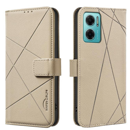 Geometric Pattern RFID Leather Phone Case, For Redmi 12C, For Redmi Note 12 Pro+ Global, For Redmi Note 12 Pro 5G Global, For Redmi Note 12 5G Global, For Redmi Note 11 Pro / 11 Pro 5G Global, For Redmi 10 2022 / Note 11 4G, For Redmi Note 10 5G / 10T ...