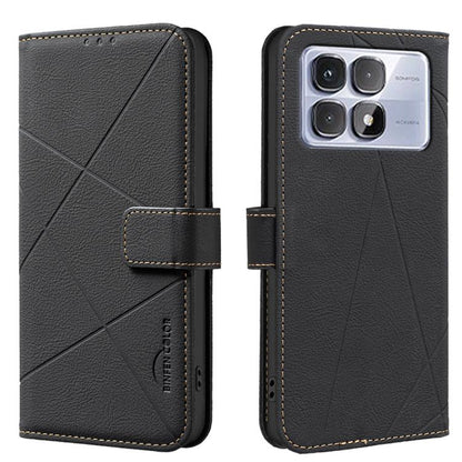 Geometric Pattern RFID Leather Phone Case, For Redmi K70 / K70 Pro, For Redmi 12 4G, For Redmi Note 12 Turbo, For Redmi Note 11 / 11S / 12S 6.43inch, For Redmi Note 12 4G, For Redmi 12C, For Redmi Note 12 Pro+ Global, For Redmi Note 12 Pro 5G Global   ...
