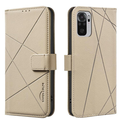 Geometric Pattern RFID Leather Phone Case, For Redmi 12C, For Redmi Note 12 Pro+ Global, For Redmi Note 12 Pro 5G Global, For Redmi Note 12 5G Global, For Redmi Note 11 Pro / 11 Pro 5G Global, For Redmi 10 2022 / Note 11 4G, For Redmi Note 10 5G / 10T ...