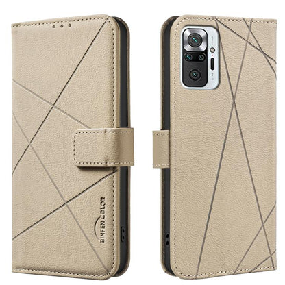 Geometric Pattern RFID Leather Phone Case, For Redmi 12C, For Redmi Note 12 Pro+ Global, For Redmi Note 12 Pro 5G Global, For Redmi Note 12 5G Global, For Redmi Note 11 Pro / 11 Pro 5G Global, For Redmi 10 2022 / Note 11 4G, For Redmi Note 10 5G / 10T ...