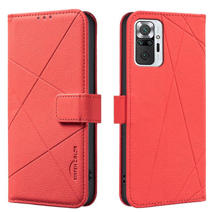 Geometric Pattern RFID Leather Phone Case, For Redmi 12C, For Redmi Note 12 Pro+ Global, For Redmi Note 12 Pro 5G Global, For Redmi Note 12 5G Global, For Redmi Note 11 Pro / 11 Pro 5G Global, For Redmi 10 2022 / Note 11 4G, For Redmi Note 10 5G / 10T ...
