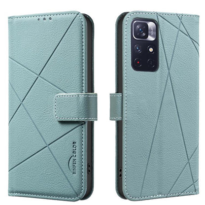 Geometric Pattern RFID Leather Phone Case, For Redmi K70 / K70 Pro, For Redmi 12 4G, For Redmi Note 12 Turbo, For Redmi Note 11 / 11S / 12S 6.43inch, For Redmi Note 12 4G, For Redmi 12C, For Redmi Note 12 Pro+ Global, For Redmi Note 12 Pro 5G Global   ...