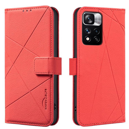 Geometric Pattern RFID Leather Phone Case, For Redmi 12C, For Redmi Note 12 Pro+ Global, For Redmi Note 12 Pro 5G Global, For Redmi Note 12 5G Global, For Redmi Note 11 Pro / 11 Pro 5G Global, For Redmi 10 2022 / Note 11 4G, For Redmi Note 10 5G / 10T ...