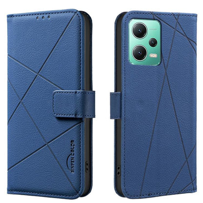 Geometric Pattern RFID Leather Phone Case, For Redmi 12C, For Redmi Note 12 Pro+ Global, For Redmi Note 12 Pro 5G Global, For Redmi Note 12 5G Global, For Redmi Note 11 Pro / 11 Pro 5G Global, For Redmi 10 2022 / Note 11 4G, For Redmi Note 10 5G / 10T ...