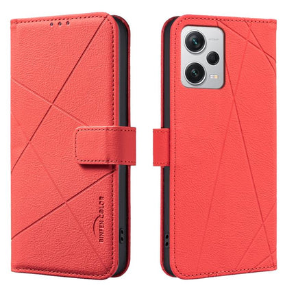 Geometric Pattern RFID Leather Phone Case, For Redmi 12C, For Redmi Note 12 Pro+ Global, For Redmi Note 12 Pro 5G Global, For Redmi Note 12 5G Global, For Redmi Note 11 Pro / 11 Pro 5G Global, For Redmi 10 2022 / Note 11 4G, For Redmi Note 10 5G / 10T ...