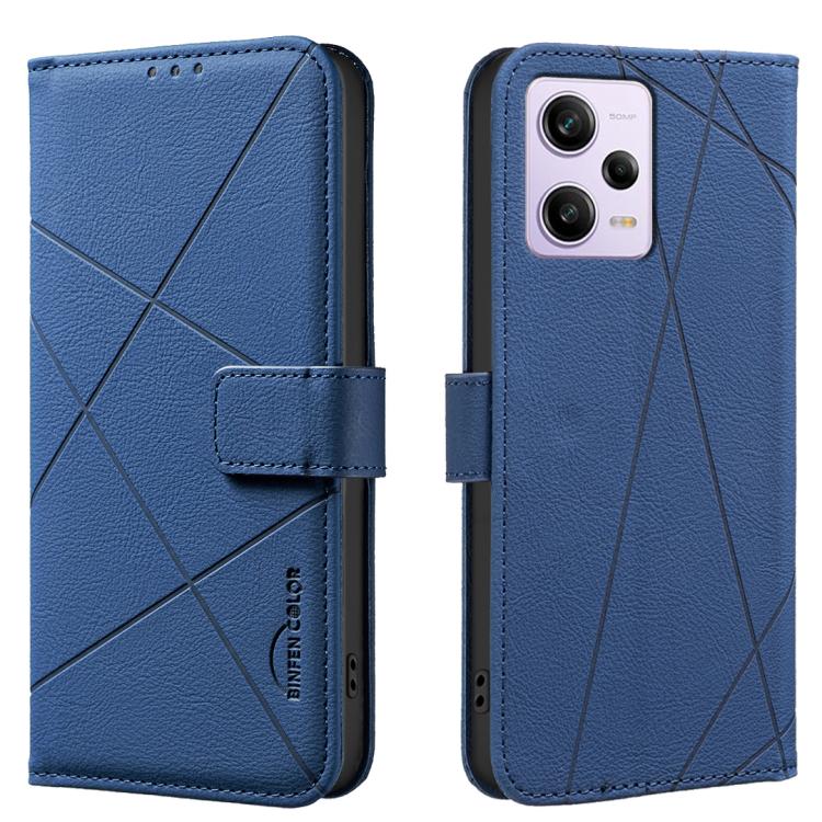 Geometric Pattern RFID Leather Phone Case, For Redmi 12C, For Redmi Note 12 Pro+ Global, For Redmi Note 12 Pro 5G Global, For Redmi Note 12 5G Global, For Redmi Note 11 Pro / 11 Pro 5G Global, For Redmi 10 2022 / Note 11 4G, For Redmi Note 10 5G / 10T ...