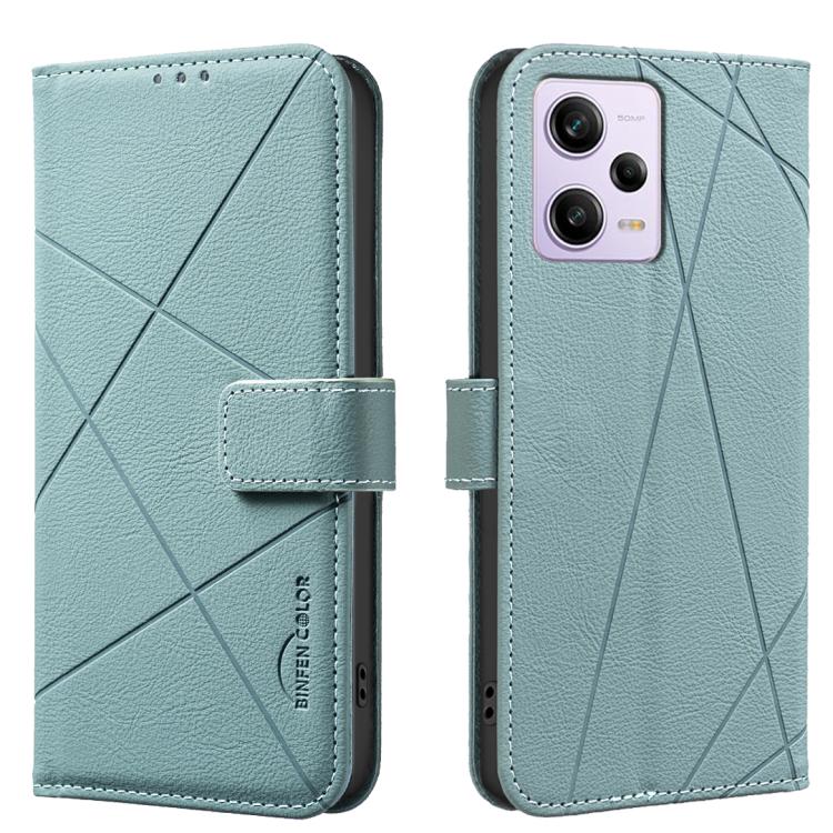 Geometric Pattern RFID Leather Phone Case, For Redmi 12C, For Redmi Note 12 Pro+ Global, For Redmi Note 12 Pro 5G Global, For Redmi Note 12 5G Global, For Redmi Note 11 Pro / 11 Pro 5G Global, For Redmi 10 2022 / Note 11 4G, For Redmi Note 10 5G / 10T ...