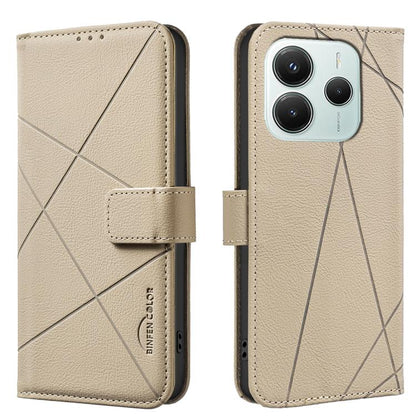 Geometric Pattern RFID Leather Phone Case, For Redmi K90 Max 5G, For Redmi A7 Pro 171mm / Poco C85x 5G, For Redmi 15a 5G, For Redmi Tubo 5 Max / Poco X8 Pro Max, For Redmi Tubo 5 / Poco X8 Pro 5G, For Redmi Note 15 5G Global 164mm                      ...
