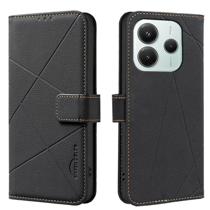 Geometric Pattern RFID Leather Phone Case, For Redmi K90 Max 5G, For Redmi A7 Pro 171mm / Poco C85x 5G, For Redmi 15a 5G, For Redmi Tubo 5 Max / Poco X8 Pro Max, For Redmi Tubo 5 / Poco X8 Pro 5G, For Redmi Note 15 5G Global 164mm                      ...