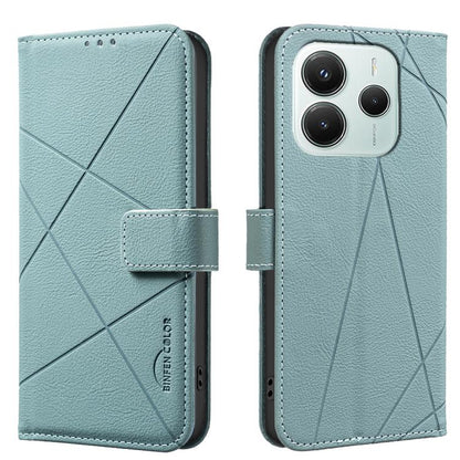 Geometric Pattern RFID Leather Phone Case, For Redmi K90 Max 5G, For Redmi A7 Pro 171mm / Poco C85x 5G, For Redmi 15a 5G, For Redmi Tubo 5 Max / Poco X8 Pro Max, For Redmi Tubo 5 / Poco X8 Pro 5G, For Redmi Note 15 5G Global 164mm                      ...