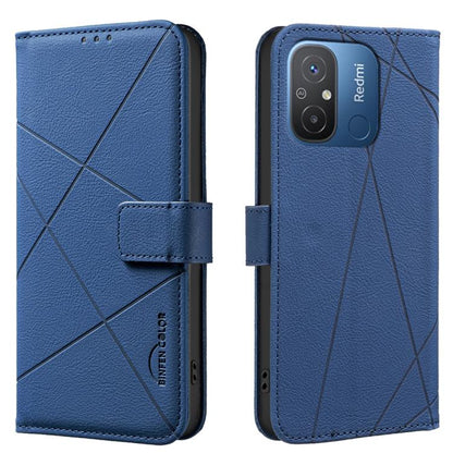 Geometric Pattern RFID Leather Phone Case, For Redmi 12C, For Redmi Note 12 Pro+ Global, For Redmi Note 12 Pro 5G Global, For Redmi Note 12 5G Global, For Redmi Note 11 Pro / 11 Pro 5G Global, For Redmi 10 2022 / Note 11 4G, For Redmi Note 10 5G / 10T ...