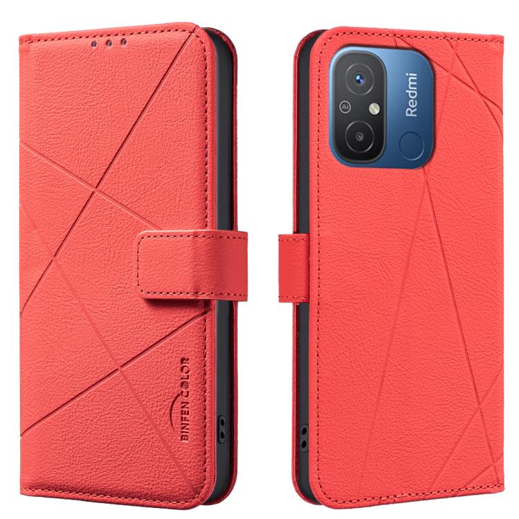 Geometric Pattern RFID Leather Phone Case, For Redmi 12C, For Redmi Note 12 Pro+ Global, For Redmi Note 12 Pro 5G Global, For Redmi Note 12 5G Global, For Redmi Note 11 Pro / 11 Pro 5G Global, For Redmi 10 2022 / Note 11 4G, For Redmi Note 10 5G / 10T ...
