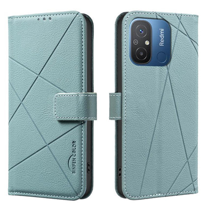 Geometric Pattern RFID Leather Phone Case, For Redmi 12C, For Redmi Note 12 Pro+ Global, For Redmi Note 12 Pro 5G Global, For Redmi Note 12 5G Global, For Redmi Note 11 Pro / 11 Pro 5G Global, For Redmi 10 2022 / Note 11 4G, For Redmi Note 10 5G / 10T ...