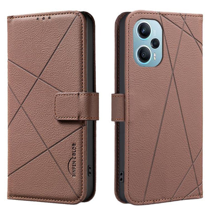 Geometric Pattern RFID Leather Phone Case, For Redmi K70 / K70 Pro, For Redmi 12 4G, For Redmi Note 12 Turbo, For Redmi Note 11 / 11S / 12S 6.43inch, For Redmi Note 12 4G, For Redmi 12C, For Redmi Note 12 Pro+ Global, For Redmi Note 12 Pro 5G Global   ...