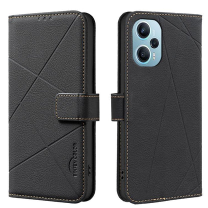 Geometric Pattern RFID Leather Phone Case, For Redmi K70 / K70 Pro, For Redmi 12 4G, For Redmi Note 12 Turbo, For Redmi Note 11 / 11S / 12S 6.43inch, For Redmi Note 12 4G, For Redmi 12C, For Redmi Note 12 Pro+ Global, For Redmi Note 12 Pro 5G Global   ...