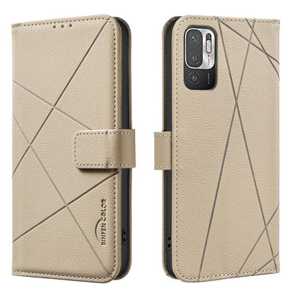Geometric Pattern RFID Leather Phone Case, For Redmi 12C, For Redmi Note 12 Pro+ Global, For Redmi Note 12 Pro 5G Global, For Redmi Note 12 5G Global, For Redmi Note 11 Pro / 11 Pro 5G Global, For Redmi 10 2022 / Note 11 4G, For Redmi Note 10 5G / 10T ...