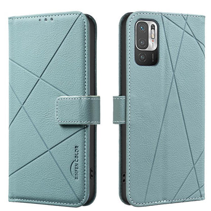 Geometric Pattern RFID Leather Phone Case, For Redmi 12C, For Redmi Note 12 Pro+ Global, For Redmi Note 12 Pro 5G Global, For Redmi Note 12 5G Global, For Redmi Note 11 Pro / 11 Pro 5G Global, For Redmi 10 2022 / Note 11 4G, For Redmi Note 10 5G / 10T ...