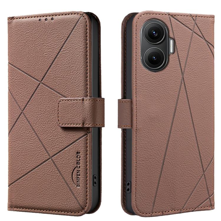 Geometric Pattern RFID Leather Phone Case, For Redmi K90 Max 5G, For Redmi A7 Pro 171mm / Poco C85x 5G, For Redmi 15a 5G, For Redmi Tubo 5 Max / Poco X8 Pro Max, For Redmi Tubo 5 / Poco X8 Pro 5G, For Redmi Note 15 5G Global 164mm                      ...