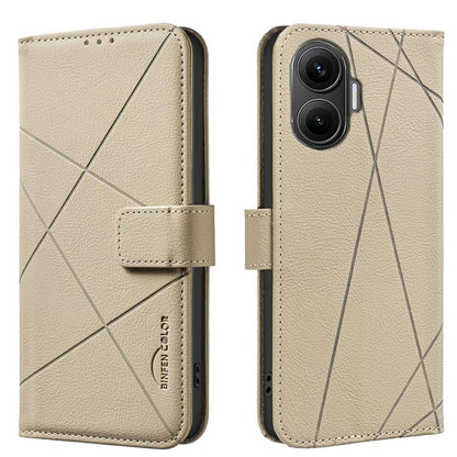 Geometric Pattern RFID Leather Phone Case, For Redmi K90 Max 5G, For Redmi A7 Pro 171mm / Poco C85x 5G, For Redmi 15a 5G, For Redmi Tubo 5 Max / Poco X8 Pro Max, For Redmi Tubo 5 / Poco X8 Pro 5G, For Redmi Note 15 5G Global 164mm                      ...
