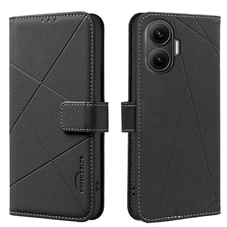 Geometric Pattern RFID Leather Phone Case, For Redmi K90 Max 5G, For Redmi A7 Pro 171mm / Poco C85x 5G, For Redmi 15a 5G, For Redmi Tubo 5 Max / Poco X8 Pro Max, For Redmi Tubo 5 / Poco X8 Pro 5G, For Redmi Note 15 5G Global 164mm                      ...