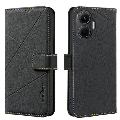 Geometric Pattern RFID Leather Phone Case, For Redmi K90 Max 5G, For Redmi A7 Pro 171mm / Poco C85x 5G, For Redmi 15a 5G, For Redmi Tubo 5 Max / Poco X8 Pro Max, For Redmi Tubo 5 / Poco X8 Pro 5G, For Redmi Note 15 5G Global 164mm                      ...