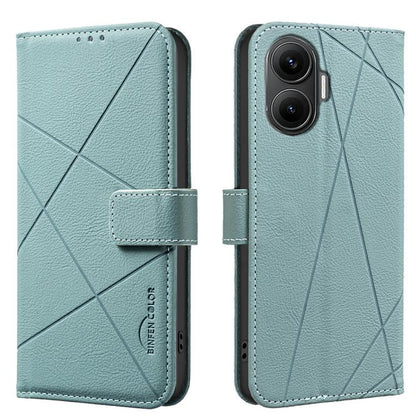 Geometric Pattern RFID Leather Phone Case, For Redmi K90 Max 5G, For Redmi A7 Pro 171mm / Poco C85x 5G, For Redmi 15a 5G, For Redmi Tubo 5 Max / Poco X8 Pro Max, For Redmi Tubo 5 / Poco X8 Pro 5G, For Redmi Note 15 5G Global 164mm                      ...