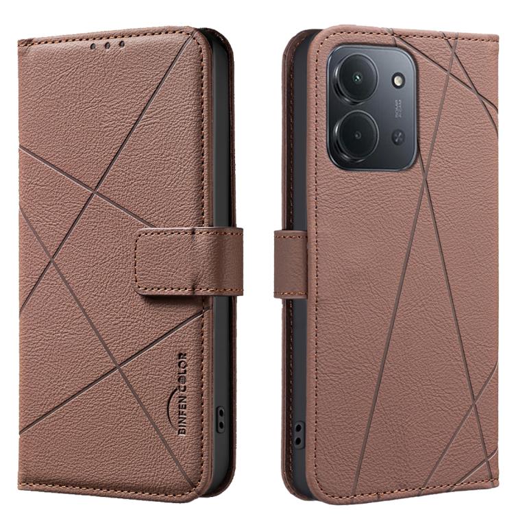 Geometric Pattern RFID Leather Phone Case, For Redmi K90 Max 5G, For Redmi A7 Pro 171mm / Poco C85x 5G, For Redmi 15a 5G, For Redmi Tubo 5 Max / Poco X8 Pro Max, For Redmi Tubo 5 / Poco X8 Pro 5G, For Redmi Note 15 5G Global 164mm                      ...