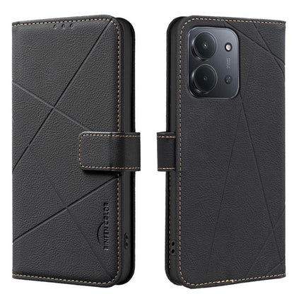 Geometric Pattern RFID Leather Phone Case, For Redmi K90 Max 5G, For Redmi A7 Pro 171mm / Poco C85x 5G, For Redmi 15a 5G, For Redmi Tubo 5 Max / Poco X8 Pro Max, For Redmi Tubo 5 / Poco X8 Pro 5G, For Redmi Note 15 5G Global 164mm                      ...