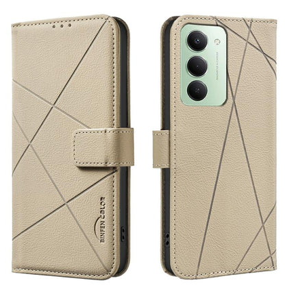 Geometric Pattern RFID Leather Phone Case, For Redmi K90 Max 5G, For Redmi A7 Pro 171mm / Poco C85x 5G, For Redmi 15a 5G, For Redmi Tubo 5 Max / Poco X8 Pro Max, For Redmi Tubo 5 / Poco X8 Pro 5G, For Redmi Note 15 5G Global 164mm                      ...