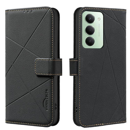 Geometric Pattern RFID Leather Phone Case, For Redmi K90 Max 5G, For Redmi A7 Pro 171mm / Poco C85x 5G, For Redmi 15a 5G, For Redmi Tubo 5 Max / Poco X8 Pro Max, For Redmi Tubo 5 / Poco X8 Pro 5G, For Redmi Note 15 5G Global 164mm                      ...