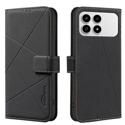 Geometric Pattern RFID Leather Phone Case, For Redmi K90 Max 5G, For Redmi A7 Pro 171mm / Poco C85x 5G, For Redmi 15a 5G, For Redmi Tubo 5 Max / Poco X8 Pro Max, For Redmi Tubo 5 / Poco X8 Pro 5G, For Redmi Note 15 5G Global 164mm                      ...