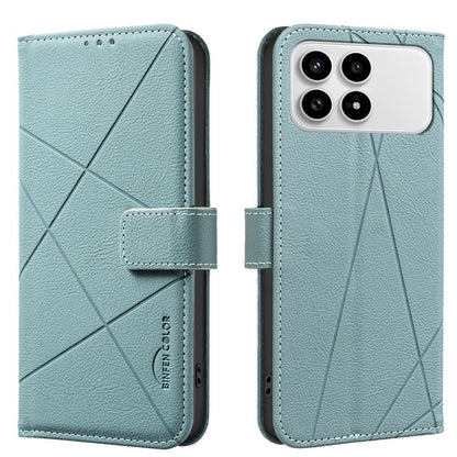 Geometric Pattern RFID Leather Phone Case, For Redmi K90 Max 5G, For Redmi A7 Pro 171mm / Poco C85x 5G, For Redmi 15a 5G, For Redmi Tubo 5 Max / Poco X8 Pro Max, For Redmi Tubo 5 / Poco X8 Pro 5G, For Redmi Note 15 5G Global 164mm                      ...