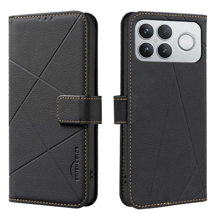 Geometric Pattern RFID Leather Phone Case, For Redmi K90 Max 5G, For Redmi A7 Pro 171mm / Poco C85x 5G, For Redmi 15a 5G, For Redmi Tubo 5 Max / Poco X8 Pro Max, For Redmi Tubo 5 / Poco X8 Pro 5G, For Redmi Note 15 5G Global 164mm                      ...