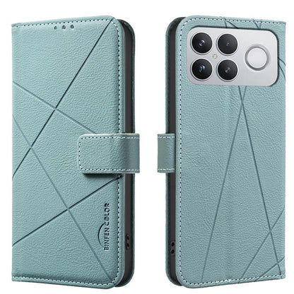 Geometric Pattern RFID Leather Phone Case, For Redmi K90 Max 5G, For Redmi A7 Pro 171mm / Poco C85x 5G, For Redmi 15a 5G, For Redmi Tubo 5 Max / Poco X8 Pro Max, For Redmi Tubo 5 / Poco X8 Pro 5G, For Redmi Note 15 5G Global 164mm                      ...