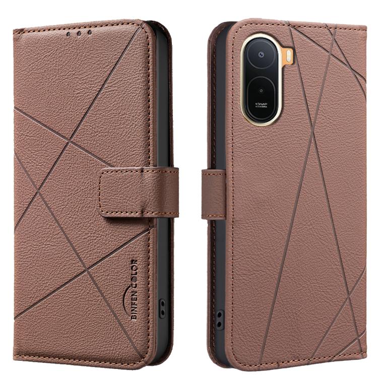 Geometric Pattern RFID Leather Phone Case, For Redmi K90 Max 5G, For Redmi A7 Pro 171mm / Poco C85x 5G, For Redmi 15a 5G, For Redmi Tubo 5 Max / Poco X8 Pro Max, For Redmi Tubo 5 / Poco X8 Pro 5G, For Redmi Note 15 5G Global 164mm                      ...