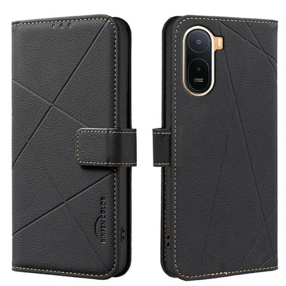 Geometric Pattern RFID Leather Phone Case, For Redmi K90 Max 5G, For Redmi A7 Pro 171mm / Poco C85x 5G, For Redmi 15a 5G, For Redmi Tubo 5 Max / Poco X8 Pro Max, For Redmi Tubo 5 / Poco X8 Pro 5G, For Redmi Note 15 5G Global 164mm                      ...