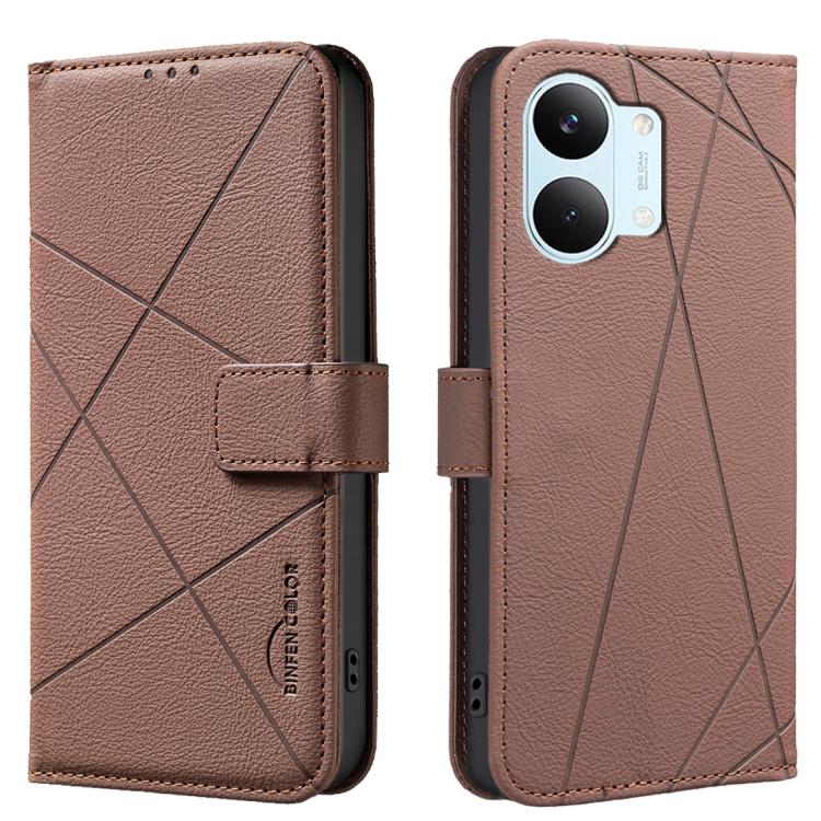 Geometric Pattern RFID Leather Phone Case, For Redmi K90 Max 5G, For Redmi A7 Pro 171mm / Poco C85x 5G, For Redmi 15a 5G, For Redmi Tubo 5 Max / Poco X8 Pro Max, For Redmi Tubo 5 / Poco X8 Pro 5G, For Redmi Note 15 5G Global 164mm                      ...