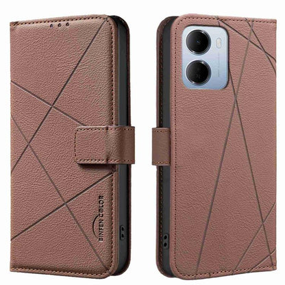 Geometric Pattern RFID Leather Phone Case, For Redmi K90 Max 5G, For Redmi A7 Pro 171mm / Poco C85x 5G, For Redmi 15a 5G, For Redmi Tubo 5 Max / Poco X8 Pro Max, For Redmi Tubo 5 / Poco X8 Pro 5G, For Redmi Note 15 5G Global 164mm                      ...