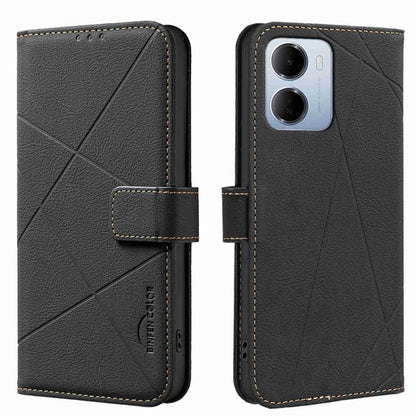 Geometric Pattern RFID Leather Phone Case, For Redmi K90 Max 5G, For Redmi A7 Pro 171mm / Poco C85x 5G, For Redmi 15a 5G, For Redmi Tubo 5 Max / Poco X8 Pro Max, For Redmi Tubo 5 / Poco X8 Pro 5G, For Redmi Note 15 5G Global 164mm                      ...