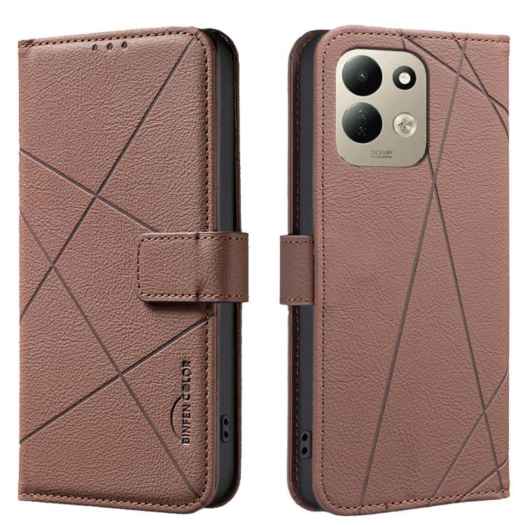 Geometric Pattern RFID Leather Phone Case, For Redmi 15C 5G/4G Global 171/Poco C85 4G, For Redmi Note 17 Pro 5G Global 163mm, For Redmi Note 17 Pro+ 5G Global 163mm, For Redmi K90 Pro Max/K100 Pro Max 5G, For Redmi 17 5G / 4G Global 170mm              ...