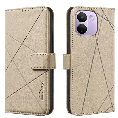 Geometric Pattern RFID Leather Phone Case, For Redmi 15C 5G/4G Global 171/Poco C85 4G, For Redmi Note 17 Pro 5G Global 163mm, For Redmi Note 17 Pro+ 5G Global 163mm, For Redmi K90 Pro Max/K100 Pro Max 5G, For Redmi 17 5G / 4G Global 170mm              ...