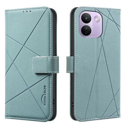 Geometric Pattern RFID Leather Phone Case, For Redmi 15C 5G/4G Global 171/Poco C85 4G, For Redmi Note 17 Pro 5G Global 163mm, For Redmi Note 17 Pro+ 5G Global 163mm, For Redmi K90 Pro Max/K100 Pro Max 5G, For Redmi 17 5G / 4G Global 170mm              ...