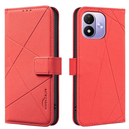 Geometric Pattern RFID Leather Phone Case, For Redmi 15C 5G/4G Global 171/Poco C85 4G, For Redmi Note 17 Pro 5G Global 163mm, For Redmi Note 17 Pro+ 5G Global 163mm, For Redmi K90 Pro Max/K100 Pro Max 5G, For Redmi 17 5G / 4G Global 170mm              ...