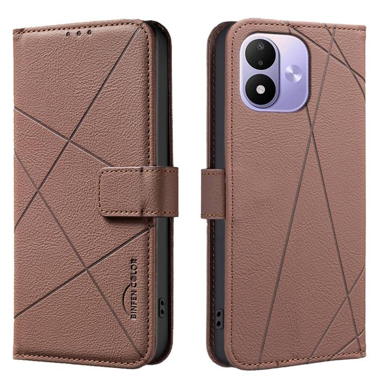 Geometric Pattern RFID Leather Phone Case, For Redmi 15C 5G/4G Global 171/Poco C85 4G, For Redmi Note 17 Pro 5G Global 163mm, For Redmi Note 17 Pro+ 5G Global 163mm, For Redmi K90 Pro Max/K100 Pro Max 5G, For Redmi 17 5G / 4G Global 170mm              ...