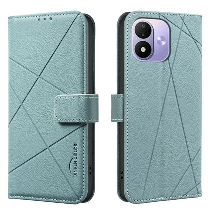 Geometric Pattern RFID Leather Phone Case, For Redmi 15C 5G/4G Global 171/Poco C85 4G, For Redmi Note 17 Pro 5G Global 163mm, For Redmi Note 17 Pro+ 5G Global 163mm, For Redmi K90 Pro Max/K100 Pro Max 5G, For Redmi 17 5G / 4G Global 170mm              ...