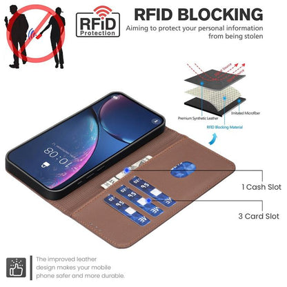Geometric Pattern RFID Leather Phone Case, For Redmi 15C 5G/4G Global 171/Poco C85 4G, For Redmi Note 17 Pro 5G Global 163mm, For Redmi Note 17 Pro+ 5G Global 163mm, For Redmi K90 Pro Max/K100 Pro Max 5G, For Redmi 17 5G / 4G Global 170mm              ...