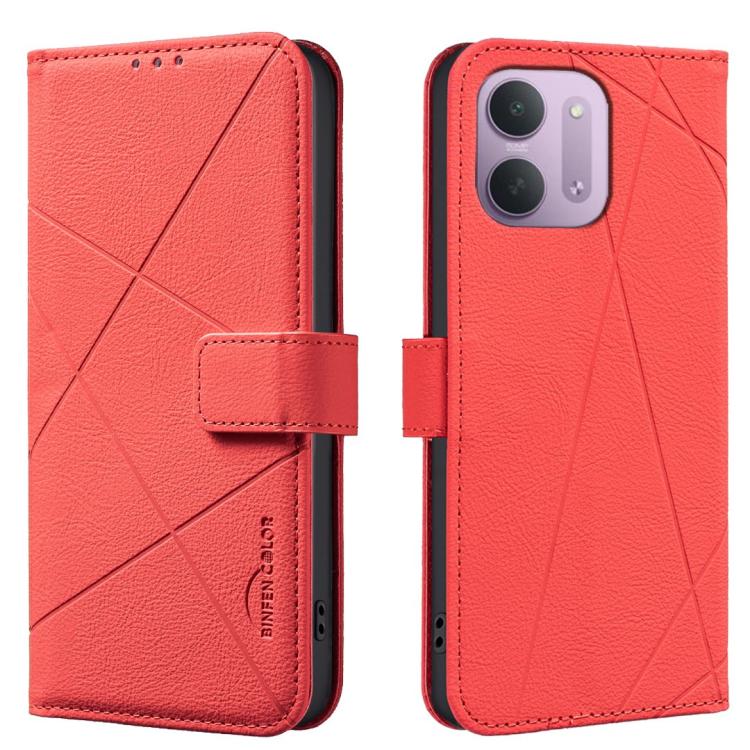 Geometric Pattern RFID Leather Phone Case, For Redmi 15C 5G/4G Global 171/Poco C85 4G, For Redmi Note 17 Pro 5G Global 163mm, For Redmi Note 17 Pro+ 5G Global 163mm, For Redmi K90 Pro Max/K100 Pro Max 5G, For Redmi 17 5G / 4G Global 170mm              ...